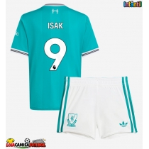 Camisa de Futebol Liverpool Alexander Isak #9 Equipamento Alternativo Infantil 2025-26 Manga Curta (+ Calças curtas)